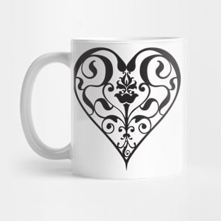 Retro Heart Mug